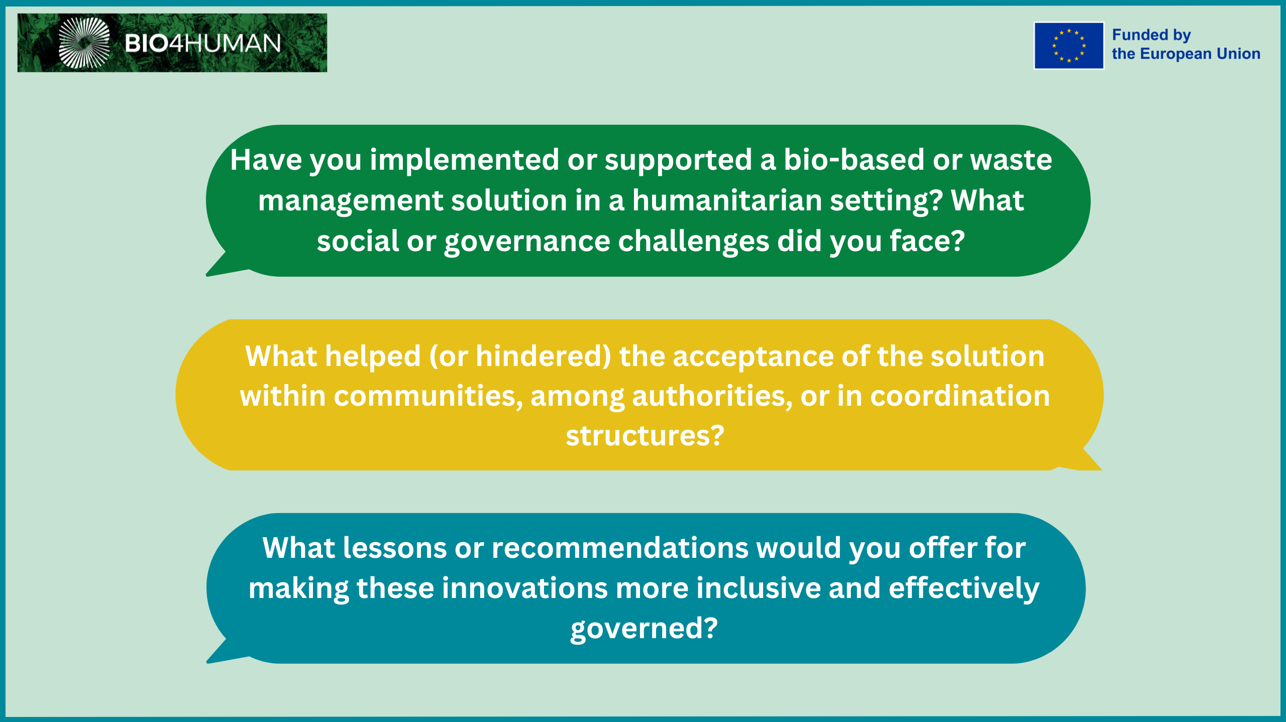 Help us choose the best solution